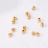 Copper-plated 18K copper beads, pressure cooker press-type positioning beads, end clamp, spacer beads, diy decorative accessories, small gold balls details Picture